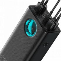 Доп батерея Baseus Amblight Digital Display Quick Charge 65W 30000mAh Black (PPLG-A01)