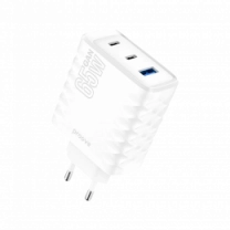 МЗП Proove Speed Surge Gan 65W (USB + 2 Type-C) (white)