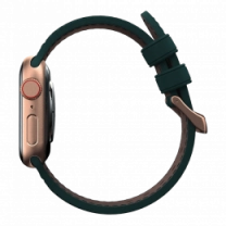 Ремешок Njord Salmon Leather Strap Dark Green для Apple Watch 45mm/44mm (SL14122)