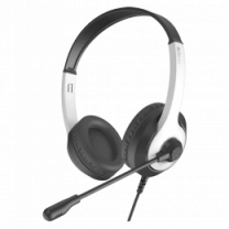 Гарнітура A4-Tech FH100U USB, колір чорний + білий