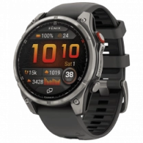 Смарт-часы Garmin Fenix 8 Pro (47 мм) AMOLED Sapphire, титан с графитово-черным ремешком (010-03198-11)
