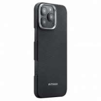 Чохол Pitaka Ultra-Slim Case Classic Twill 600D Black/Grey for iPhone 16 Pro (KI1601PA)