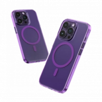 Чехол Blueo Crystal Drop PRO Resistance Phone Case 14 Pro Max с MagSafe Purple B41-I14PMPRP(M)