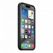 Чохол iPhone 15 Pro FineWoven Case with MagSafe - Black (MT4H3)