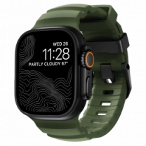 Ремінець Nomad Rocky Point Band Black Titanium Hardware Forest 46mm/49mm (NM014797858)
