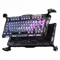 Клавіатура механічна GravaStar Mercury K1 Pro 80keys, GravaStar x Kailh Speedy Mint, BT/WL/USB, чорний
