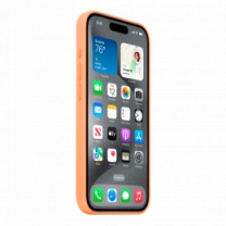 Чохол силіконовий iPhone 15 Pro Silicone Case with MagSafe Orange Sorbet (MT1H3)