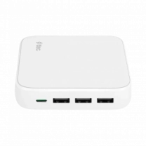 Зарядний пристрій TTEC SmartCharger Quattro GaN White (2SCG02B)