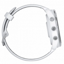 Garmin Forerunner 965 Titanium Bezel w. Whiteston Case and Whiteston/Powder Gray S. Band (010-02809-01/11)