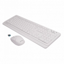 A4Tech Fstyler FG1012, комплект бездротовий клавіатура з мишою, колір білий
