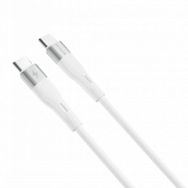 Кабель Proove Light Silicone Type-C to Type-C 60W (1m) (white)