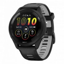 Смарт-годинник Garmin Forerunner 265 Black Bezel and Case w. Black/Powder Gray Silicone Band (010-02810-10) UA