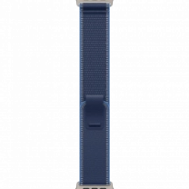 Apple Watch Ultra 3 GPS + Cellular 49mm Natural Titanium Case with Blue/Bright Blue Trail Loop - S/M (MEWR4)