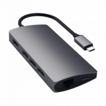 Satechi Type-C Multi-Port Adapter 4K with Ethernet V2 Space Grey (ST-TCMA2M)