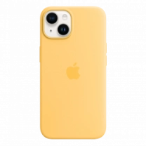 Чехол Силиконовый iPhone 14 Silicone Case with MagSafe Sunglow (MPT23)
