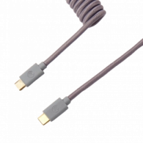 Кабель Type-A/Type-C Keychron Coiled Cable Grey