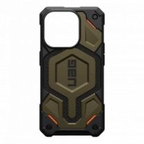 Чехол UAG iPhone 15 Pro Monarch Pro Magsafe, Kevlar Elemental Green (11422111397B)
