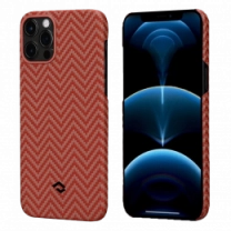 Чохол Pitaka MagEZ Herringbone 12 Pro Max Red/Orange (KI1207PM)