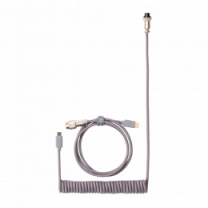 Кабель Type-A/Type-C Keychron Coiled Cable Grey