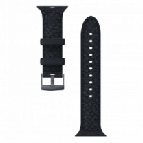Ремешок Njord Salmon Leather Strap Dark Grey для Apple Watch 45mm/44mm (SL14120)