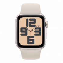 Смарт-годинник Apple Watch SE (gen 2) 2023 40mm Starlight Aluminum Case with Starlight Sport Band S/M (MR9U3)