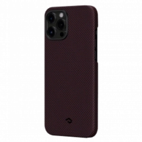 Чохол Pitaka MagEz Plain 12 Pro Max Black/Red (KI1204PM)