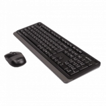 A4Tech Fstyler FG1010, комплект бездротовий клавіатура з мишою, чорний+сірий колір