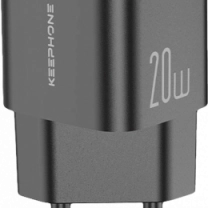 Адаптер Keephone 20W Type-C+ USB-A Power Adapter black (CH-23061blk)