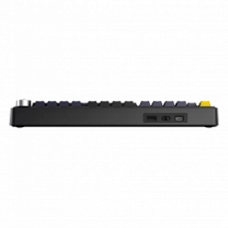 Ігрова клавіатура бездротова AULA F75 Gasket Greywood V3 switch Hot-Swap, PBT, 2.4G wireless, BT, black