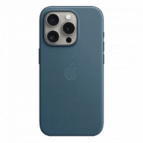 Чехол iPhone 15 Pro FineWoven Case with MagSafe - Pacific Blue (MT4Q3)