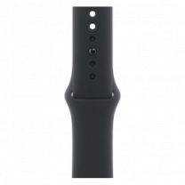 Apple Watch Series 10 GPS + Cellular 42mm Slate Titanium Case with Black Sport Band S/M (MWXG3)