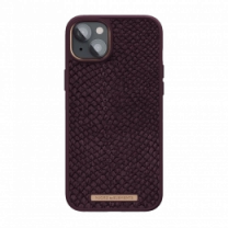 Чехол Njord Salmon Leather MagSafe Case Rust для iPhone 14 Plus (NA42SL03)