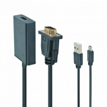 Перетворювач VGA відео в цифрового HDMI сигнал Cablexpert A-VGA-HDMI-01