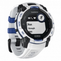Смарт-годинник Garmin Instinct 3 45mm Solar Whitestone with Whitestone/Bolt Blue Band (010-02934-03)
