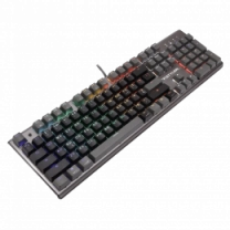 Клавіатура ігрова механічна A4-Tech FS100 (Stone Black), USB, чорна