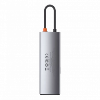 Хаб Baseus Multifunctional Metal Gleam 8- in-1 Type-C (Gray) (CAHUB-CV0G)
