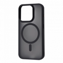 Чохол WAVE Matte Insane Case with MagSafe iPhone 15 black