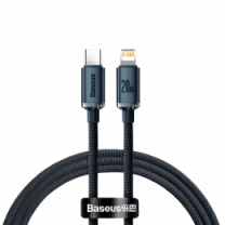 Кабель Baseus Crystal Shine Series Type-C to Lightning 20W (1.2m) (black)(CAJY000201)