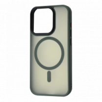 Чохол WAVE Matte Insane Case with MagSafe iPhone 15 green