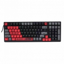 Механічна клавіатура A4Tech S98 (Bloody Red), червоні світчі, RGB підсвічування клавіш, USB, чорний