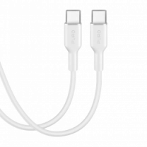 Зарядный кабель Puro Soft Cable USB-C to USB-C 1.5m, white PUUSBCUSBCICONWHI