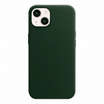 Чехол iPhone 13 Leather Case with MagSafe - Sequoia Green (MM173)