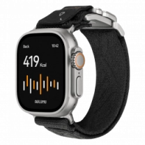 Ремінець AULUMU Titanium Mag Buckle Watch Band,Titanium Buckle - Black  ti+gray (C03-TI-SL)