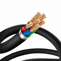Кабель Keephone PD 27W Type-C to Lightning Liquid Silicone Cable black (DC-23015blk)