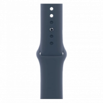 Apple Watch SE (gen 2) 2023 40mm Silver Aluminum Case with Storm Blue Sport Band S/M (MRE13) Б/У