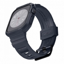 Чехол и ремешок 2в1 Spigen для Apple Watch 45mm/44mm Rugged Armor Pro, Charcoal Gray(ACS00819)