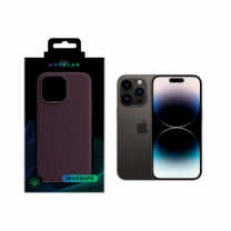 Чохол Monblan для iPhone 14 Pro Max Magnetic Silicone MagSafe (Elderberry)