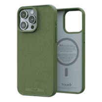 Чохол Njord Suede MagSafe Case Olive for iPhone 15 Pro Max (NA54SU06)