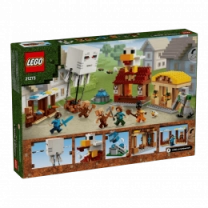 Конструктор LEGO Minecraft Нападение на деревню с воздушным шаром Гаста