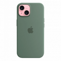Чохол силіконовий iPhone 15 Silicone Case with MagSafe Cypress (MT0X3)